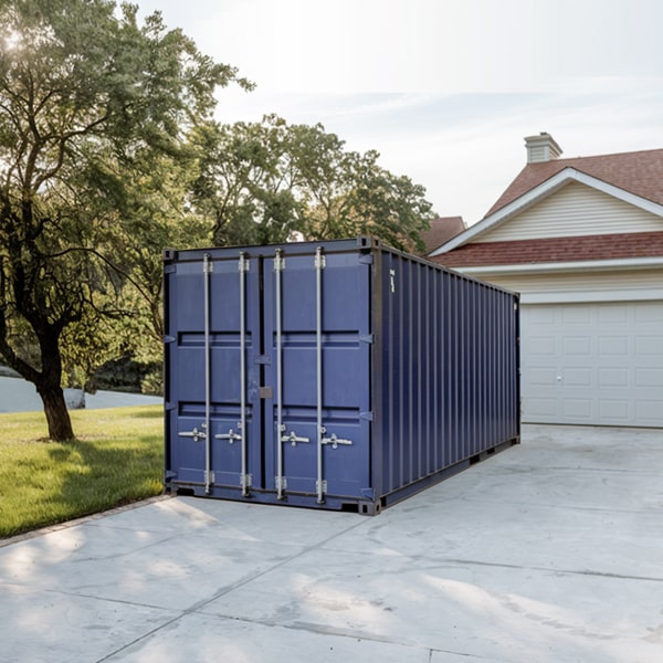 residential storage containers can be modified to include shelves, racks, and other storage solutions